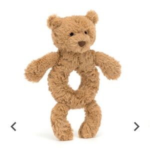 Jellycat Bartholomew Bear Ring Rattle